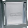 Petsafe 757 Hondenluik - Medium - Zilver/Tranparant 2 Petsafe 757 Hondenluik - Medium - Zilver/Tranparant -Dierenwinkel 1020x1200