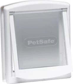 Petsafe 757 Hondenluik - Medium - Zilver/Tranparant -Dierenwinkel 1039x1200
