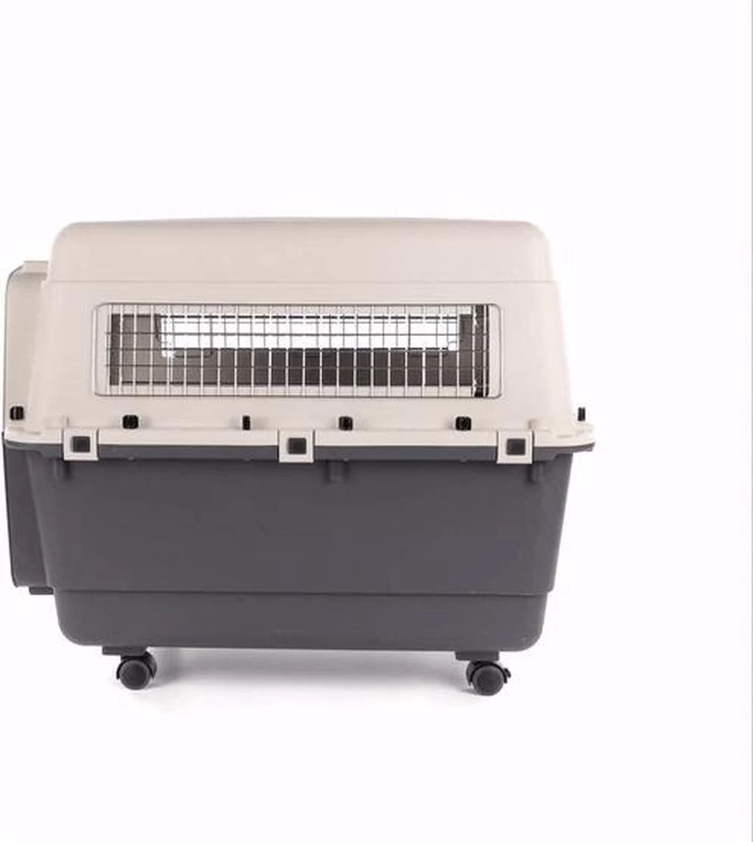 Flamingo - Hondentransportbox Nomad - L - Grijs - 57 X 80 X 60 Cm 8 Flamingo - Hondentransportbox Nomad - L - Grijs - 57 X 80 X 60 Cm - Afbeelding 6