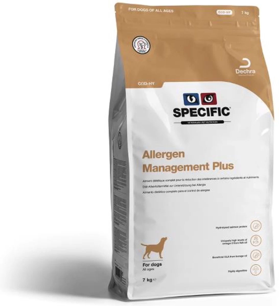 Specific Allergen Management Plus COD-HY - 12 Kg (3 X 4 Kg) 4 Specific Allergen Management Plus COD-HY - 12 Kg (3 X 4 Kg) - Afbeelding 2