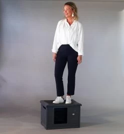 RHRQuality Kattenhuis Voor Binnen En Buiten Kattenhok Villa De Luxe Grijs -Dierenwinkel 1104x1200 1