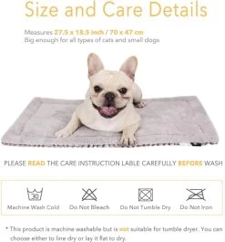 Merkloos Zelfverwarmende Dierendeken Zonder Stroom Thermo Deken Hond Kat Inclusief Adreslabel 70 X 47 Cm -Dierenwinkel 1117x1200