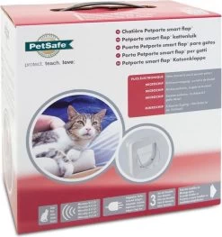 PetSafe Petporte Smart Flap - Kattenluik - Wit - 15,9 X 24,1 X 23,8 Cm -Dierenwinkel 1125x1200