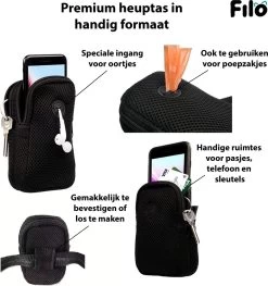 Filo Elastische Hondenriem Middel - Hardlopen En Wandelen - Hardloopriem Hond Handsfree Met Heuptasje - Looplijn Met Heupriem - Canicross Gordel Honden - Riemen - Heupgordel - Leiband -Dierenwinkel 1128x1200