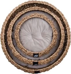 District 70 COCOON - Luxe Hondenmand Van Duurzaam Hoogwaardig Riet Met Zacht Kussen - Maten S/M/L - Large -Dierenwinkel 1156x1200