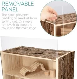 Navaris Houten Hamsterhuis - Speelhut Voor Hamsters, Kleine Knaagdieren, Gerbils, Muizen - Schuilplaats Op Twee Etages Voor Hamster, Cavia, Muis 12 Navaris Houten Hamsterhuis - Speelhut Voor Hamsters, Kleine Knaagdieren, Gerbils, Muizen - Schuilplaats Op Twee Etages Voor Hamster, Cavia, Muis -Dierenwinkel 1158x1200 2