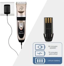 LifeGoods Hondentondeuse - Voor Katten En Honden - Complete Set - 5 Standen - Draadloos - Oplaadbaar - Goud/Zwart -Dierenwinkel 1170x1200 1