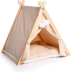 Dogs&Co Tippi Tent Voor Katten Of Kleine Honden Ecru -Dierenwinkel 1181x1200