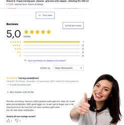 XXL Puppy Training Pad - Plasmat - Zwart - 104 X 104 Cm - Hondentoilet - Herbruikbaar - Wasbaar -Dierenwinkel 1185x1200