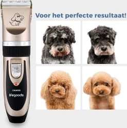 LifeGoods Hondentondeuse - Voor Katten En Honden - Complete Set - 5 Standen - Draadloos - Oplaadbaar - Goud/Zwart -Dierenwinkel 1187x1200 1