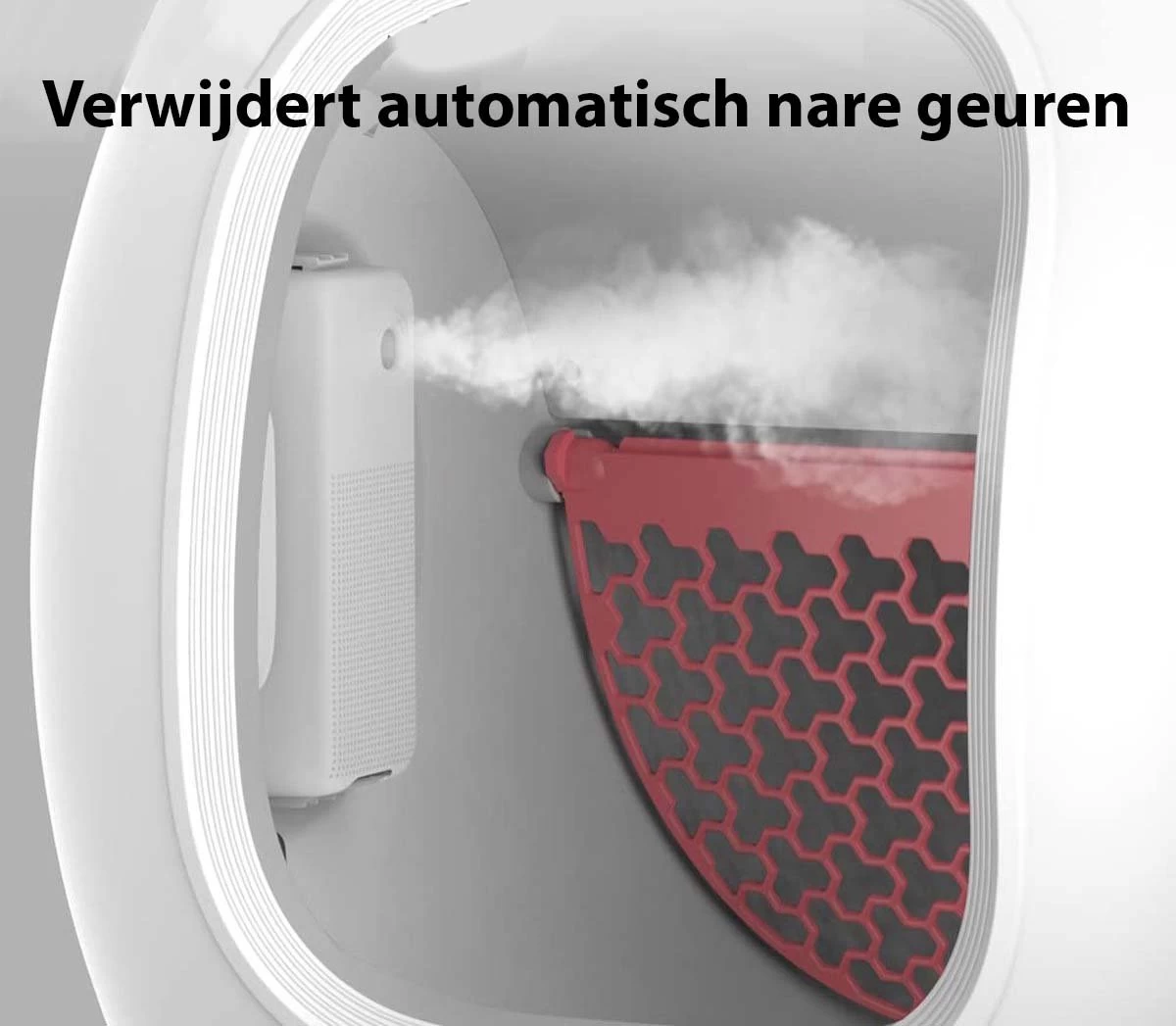 PETKIT® Pura MAX – Automatische Kattenbak – Elektrisch – Kattenbak Zelfreinigend – Bedienen Via De App 12 PETKIT® Pura MAX – Automatische Kattenbak – Elektrisch – Kattenbak Zelfreinigend – Bedienen Via De App - Afbeelding 10