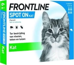 Frontline Spot-On Anti Vlooienmiddel Kat - 6 Pipetten -Dierenwinkel 1200x1057 1