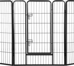 Merkloos Topmast Premium Puppyren - 120 Cm Hoog - 640 Cm Omtrek - Hondenren - Hondenhok - Zwart -Dierenwinkel 1200x1058 1