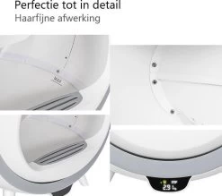 Merkloos Premium Kattenbak - Automatische - Zelfreinigende - Elektrische Kattenbak - Design Kattenbak -Dierenwinkel 1200x1066 1