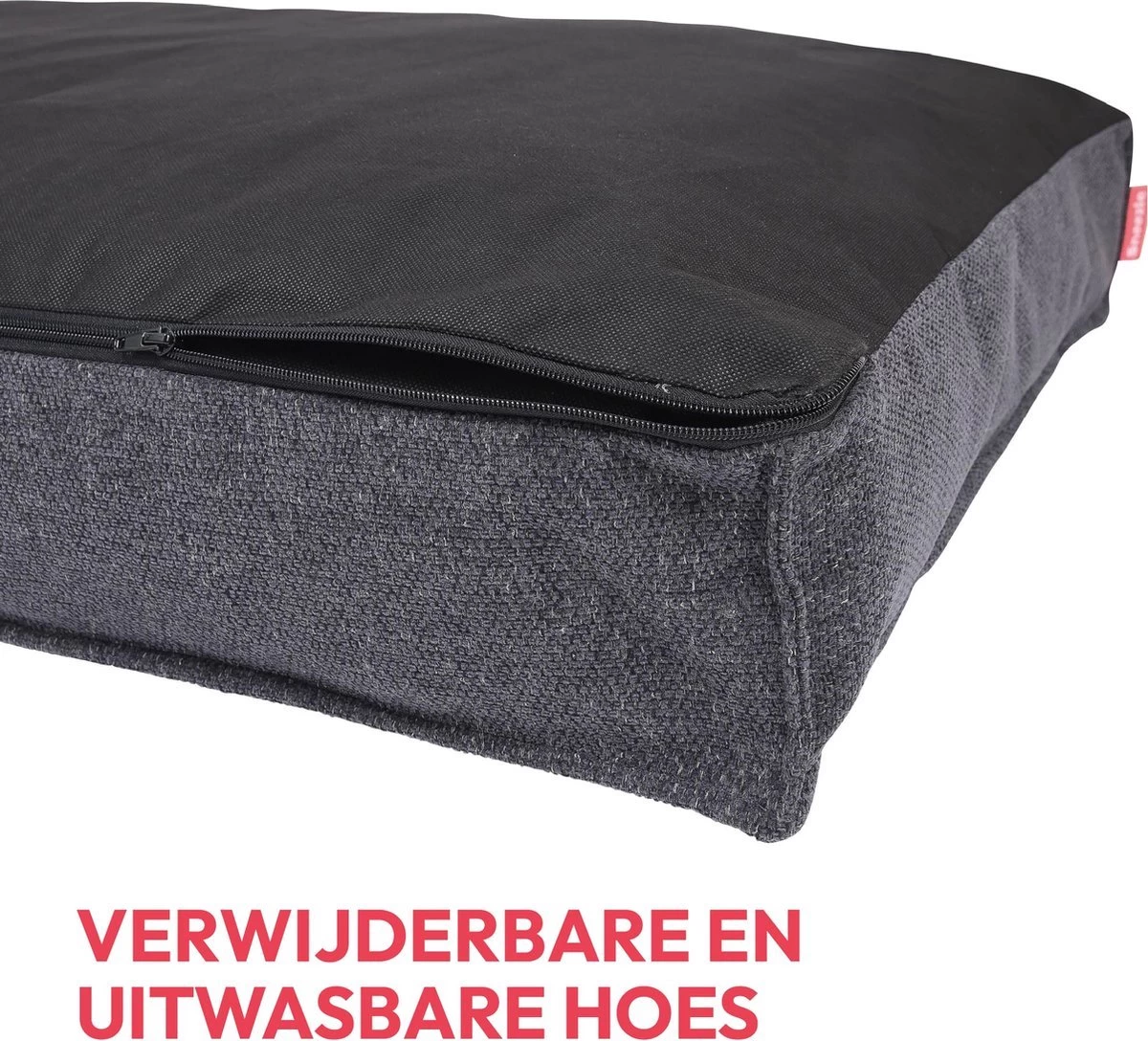 Snoozle Orthopedische Hondenmand - Zacht En Luxe Hondenkussen - Hondenbed - Wasbaar - Hondenmanden - 100 X 70 Cm - Stormy Grey 5 Snoozle Orthopedische Hondenmand - Zacht En Luxe Hondenkussen - Hondenbed - Wasbaar - Hondenmanden - 100 X 70 Cm - Stormy Grey - Afbeelding 3