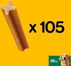 Pedigree Dentastix Kauwstaven - Gebitsverzorgende Hondensnacks - Maxi - 105 Stuks -Dierenwinkel 1200x1117 2