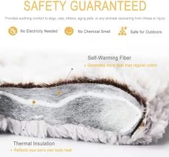 Merkloos Zelfverwarmende Dierendeken Zonder Stroom Thermo Deken Hond Kat Inclusief Adreslabel 70 X 47 Cm -Dierenwinkel 1200x1118