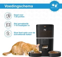 Pretty Paws QQ003 - Wifi Voermachine - Dubbele Voerbakjes - Zwart - Kat - 6L 23 Pretty Paws QQ003 - Wifi Voermachine - Dubbele Voerbakjes - Zwart - Kat - 6L -Dierenwinkel 1200x1124 2