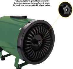 Gridbyt Professionele Hondenföhn – Waterblazer Voor Honden – Voor Een Mooie Vacht – Groen -Dierenwinkel 1200x1137 4