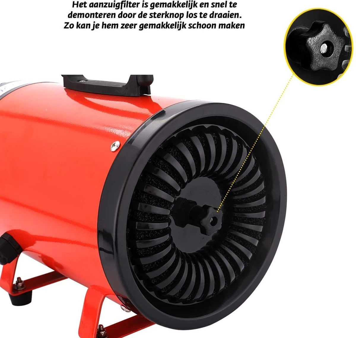 Gridbyt Professionele Hondenföhn – Waterblazer Voor Honden – Voor Een Mooie Vacht – Rood 8 Gridbyt Professionele Hondenföhn – Waterblazer Voor Honden – Voor Een Mooie Vacht – Rood - Afbeelding 6