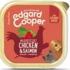 11x Edgard & Cooper Kuipje Vers Vlees Senior Hondenvoer Kip - Zalm 150 Gr