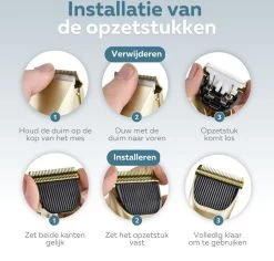 BYER Professionele Dieren Tondeuse Set - Voor Huisdieren Katten & Honden - Draadloos - Oplaadbare Pet Trimmer - Dog Tondeuze Clipper - 5 Standen & Vier Opzetkammen - Low Noise 18 BYER Professionele Dieren Tondeuse Set - Voor Huisdieren Katten & Honden - Draadloos - Oplaadbare Pet Trimmer - Dog Tondeuze Clipper - 5 Standen & Vier Opzetkammen - Low Noise -Dierenwinkel 1200x1148 6