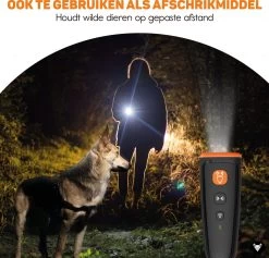Vulpes Pets® Ultrasone Anti Blaf Apparaat – 3-in-1 Anti Blaf Apparaat Pro - Diervriendelijk & Zonder Schok - Alternatief Anti Blafband - Voor Kleine & Grote Honden - Audio - Flashlight - USB-Oplaadbaar -Dierenwinkel 1200x1153 5