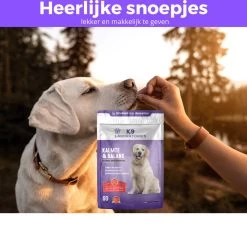 K9 Laboratories - Kalmte & Balans - Supplement - Voor Honden - Tegen Angst - Stress - Agressie - L-tryptofaan - Valeriaan - Hennepzaadolie - 60 Stuks - Voor Een Rustige Hond -Dierenwinkel 1200x1157 1