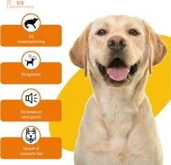 K9 Laboratories - Kalmte & Balans - Supplement - Voor Honden - Tegen Angst - Stress - Agressie - L-tryptofaan - Valeriaan - Hennepzaadolie - 60 Stuks - Voor Een Rustige Hond -Dierenwinkel 1200x1163 2