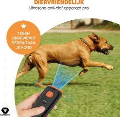 Vulpes Pets® Ultrasone Anti Blaf Apparaat – 3-in-1 Anti Blaf Apparaat Pro - Diervriendelijk & Zonder Schok - Alternatief Anti Blafband - Voor Kleine & Grote Honden - Audio - Flashlight - USB-Oplaadbaar -Dierenwinkel 1200x1172 2