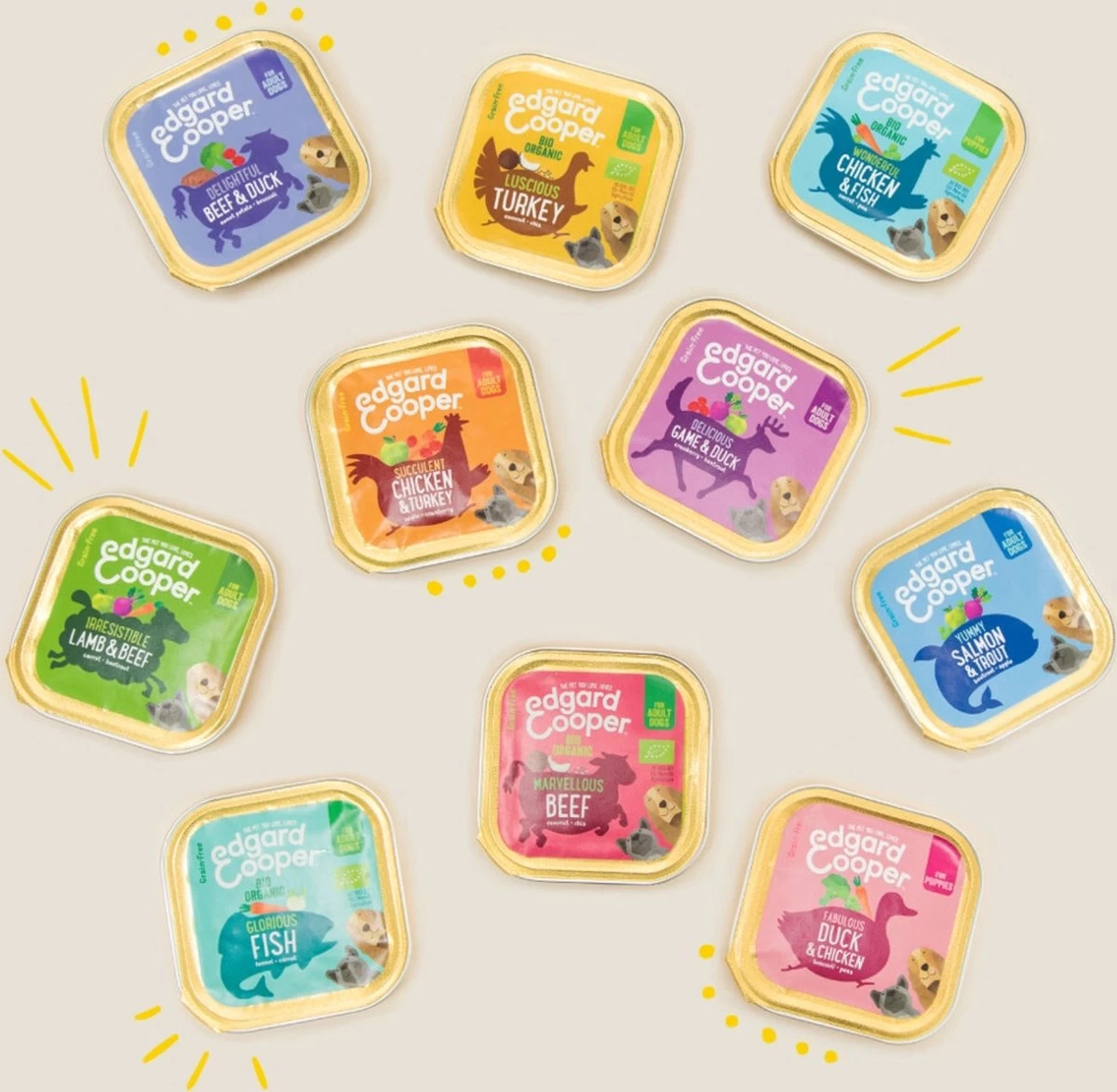 11x Edgard & Cooper Kuipje Vers Vlees Puppy Hondenvoer Eend - Kip 150 Gr 5 11x Edgard & Cooper Kuipje Vers Vlees Puppy Hondenvoer Eend - Kip 150 Gr - Afbeelding 3
