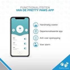 Pretty Paws PP005 Wifi Voerautomaat Zwart - Automatische Voerbak - Slimme Voerautomaat Met App - Instelbaar Voedingsschema - WIFI -Dierenwinkel 1200x1190 10