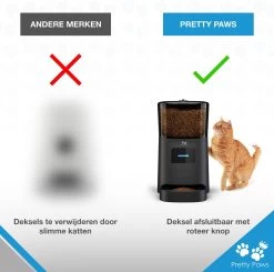 Pretty Paws PP005 Wifi Voerautomaat Zwart - Automatische Voerbak - Slimme Voerautomaat Met App - Instelbaar Voedingsschema - WIFI -Dierenwinkel 1200x1190 7