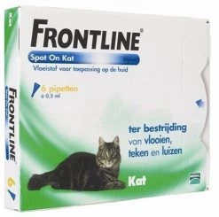Frontline Spot-On Anti Vlooienmiddel Kat - 6 Pipetten -Dierenwinkel 1200x1191 2