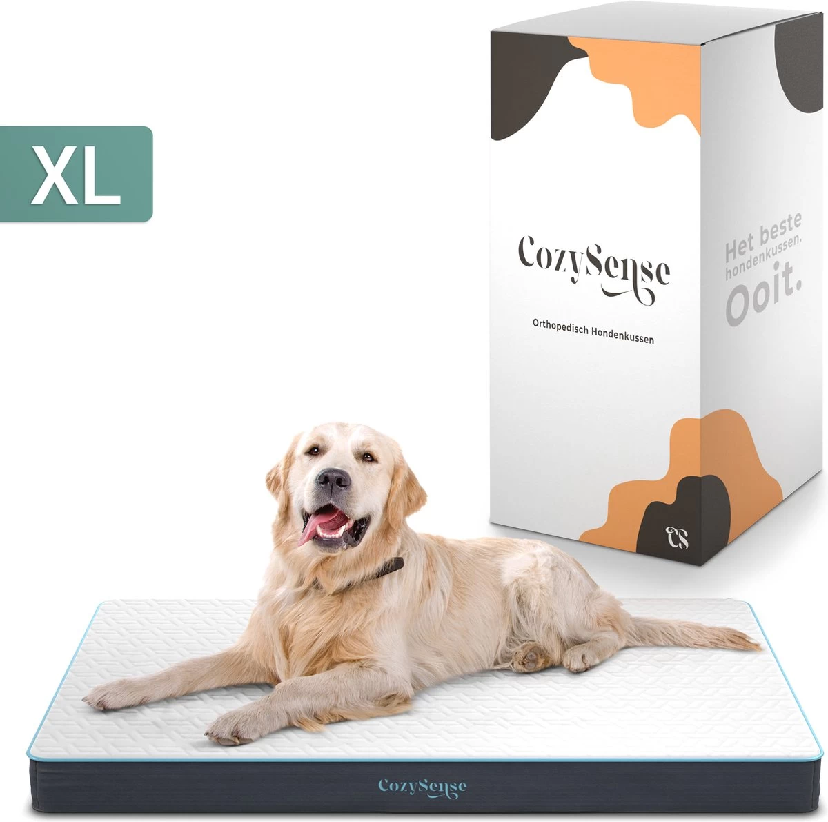 CozySense® - Orthopedisch Hondenkussen - Hondenkussen 100 X 70 Cm - Geschikt Als Benchkussen & Hondenbed - Hondenkussen Bank - Traagschuim - Waterdicht - Wasbare Hoes - Maat XL 3 CozySense® - Orthopedisch Hondenkussen - Hondenkussen 100 X 70 Cm - Geschikt Als Benchkussen & Hondenbed - Hondenkussen Bank - Traagschuim - Waterdicht - Wasbare Hoes - Maat XL