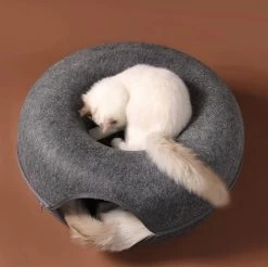 Merkloos A.K.A. Kattentunnel En Kattenmand In-1 – Kattenspeelgoed Speeltunnel Kattenhuis – Kattenhol Rond Kattenspeeltjes - Cat Cave Donut - Antraciet Vilt 17 Merkloos A.K.A. Kattentunnel En Kattenmand In-1 – Kattenspeelgoed Speeltunnel Kattenhuis – Kattenhol Rond Kattenspeeltjes - Cat Cave Donut - Antraciet Vilt -Dierenwinkel 1200x1196 4