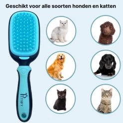 Petsify - Dierenborstel - Professionele 5 In 1 Hondenborstel - Voor Hond En Kat - Tweezijdig - Hondenkam - Kattenborstel - Kattenkam -Dierenwinkel 1200x1200 10