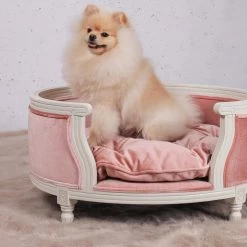 Lord Lou - George Roze Velvet S - Luxe Hondenmand - Luxe Kattenmand - 49x40x31 -Dierenwinkel 1200x1200 104