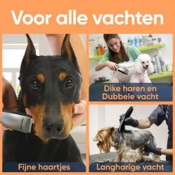 Happysnoots Hondentondeuse Draadloos Voor Dikke Vacht - Tondeuse Hond & Kat - Hondentrimmer - Professioneel Dieren Tondeuse -Dierenwinkel 1200x1200 170