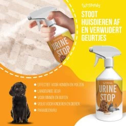Petsly Urine Stop Spray - Dierentoilet - Voor Zindelijkheid Training, Puppytraining. Voorkomt Markeren - 500ml -Dierenwinkel 1200x1200 199
