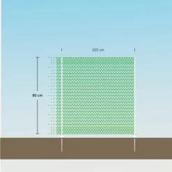 Verplaatsbare Net Afrastering Groen 80cm Hoog - 20m 19 Verplaatsbare Net Afrastering Groen 80cm Hoog - 20m -Dierenwinkel 1200x1200 233