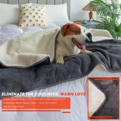 Hondendeken, Fleece, Waterdicht, Wasbaar, Hondenmat, Huisdier, Warme Zachte Deken Voor Hondendeken, Kattendeken, Deken Voor Katten En Honden, Waterdichte Deken Voor Bank, Bed, 150 X 127 Cm 14 Hondendeken, Fleece, Waterdicht, Wasbaar, Hondenmat, Huisdier, Warme Zachte Deken Voor Hondendeken, Kattendeken, Deken Voor Katten En Honden, Waterdichte Deken Voor Bank, Bed, 150 X 127 Cm -Dierenwinkel 1200x1200 238