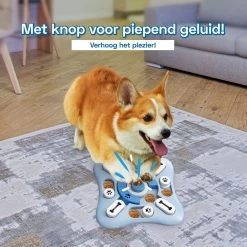 Honden Speelgoed Intelligentie – Hondenpuzzel - Interactieve Training – Voorkomt Verveling – 16 Vakjes – 11 Verplaatsbare Schuifjes - Denkspelletjes Voor Honden - Anti Schrokbak Hond – LumifyMe 12 Honden Speelgoed Intelligentie – Hondenpuzzel - Interactieve Training – Voorkomt Verveling – 16 Vakjes – 11 Verplaatsbare Schuifjes - Denkspelletjes Voor Honden - Anti Schrokbak Hond – LumifyMe -Dierenwinkel 1200x1200 239