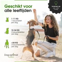 DOG OPTIMAL Gewricht Supplement 120 Stuks - Mobility - Glucosamine Hond - Artrose - Heupdysplasie - Gewrichten - Hondensnacks - Hondenkoekjes - Hondensupplementen - Honden - Puppy - Hondenvoeding -Dierenwinkel 1200x1200 313