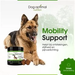 DOG OPTIMAL Gewricht Supplement 120 Stuks - Mobility - Glucosamine Hond - Artrose - Heupdysplasie - Gewrichten - Hondensnacks - Hondenkoekjes - Hondensupplementen - Honden - Puppy - Hondenvoeding -Dierenwinkel 1200x1200 315