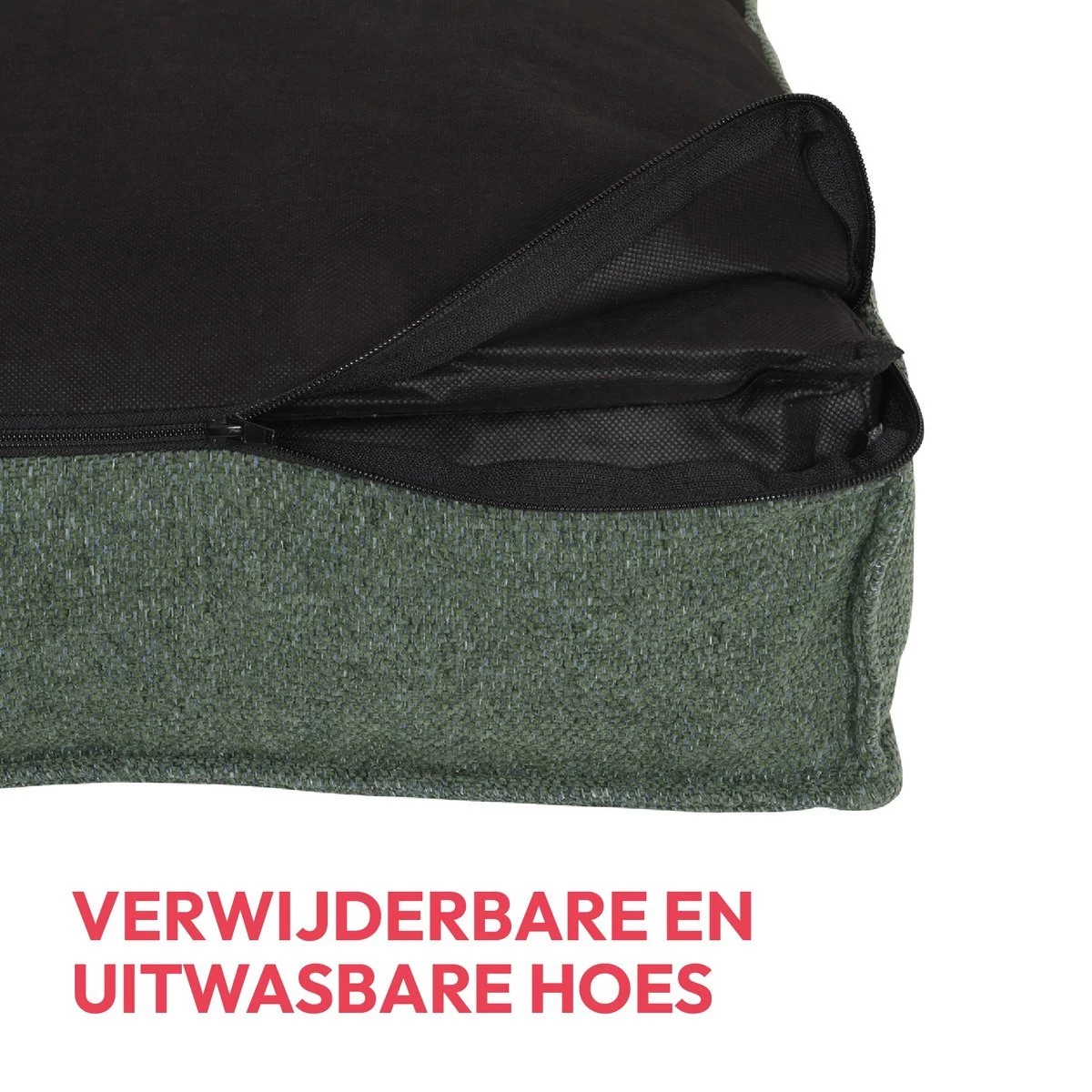 Snoozle Orthopedische Hondenmand - Zacht En Luxe Hondenkussen - Hondenbed - Wasbaar - Hondenmanden - 100 X 70 Cm - Groen 13 Snoozle Orthopedische Hondenmand - Zacht En Luxe Hondenkussen - Hondenbed - Wasbaar - Hondenmanden - 100 X 70 Cm - Groen - Afbeelding 11