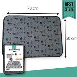Jooba Puppy Training Pads - Wasbare Puppy Pads 2 Stuks - Hondentoilet - 70x50cm - Puppy -Dierenwinkel 1200x1200 424