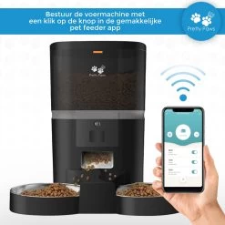 Pretty Paws QQ003 - Wifi Voermachine - Dubbele Voerbakjes - Zwart - Kat - 6L 16 Pretty Paws QQ003 - Wifi Voermachine - Dubbele Voerbakjes - Zwart - Kat - 6L -Dierenwinkel 1200x1200 439