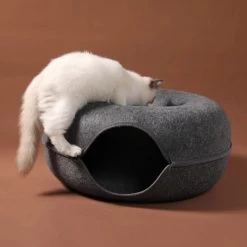 Merkloos A.K.A. Kattentunnel En Kattenmand In-1 – Kattenspeelgoed Speeltunnel Kattenhuis – Kattenhol Rond Kattenspeeltjes - Cat Cave Donut - Antraciet Vilt 16 Merkloos A.K.A. Kattentunnel En Kattenmand In-1 – Kattenspeelgoed Speeltunnel Kattenhuis – Kattenhol Rond Kattenspeeltjes - Cat Cave Donut - Antraciet Vilt -Dierenwinkel 1200x1200 534