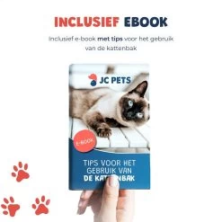 JC Pets Premium Kattenbak Systeem - Inclusief 2.5KG / 4L Kattenbakvulling - Zelfreinigend -Dierenwinkel 1200x1200 583